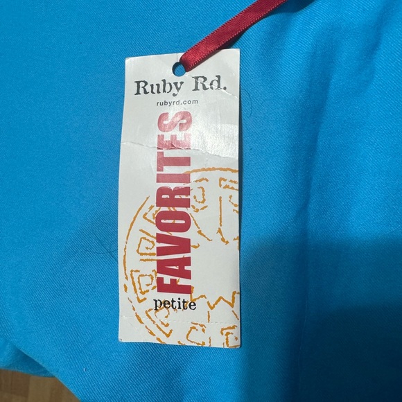 ❤️NWT RET: $44   AQUAMARINE SUMMER CAPRI PANTS   SIZE:  10 PETITE      #U - Picture 6 of 7